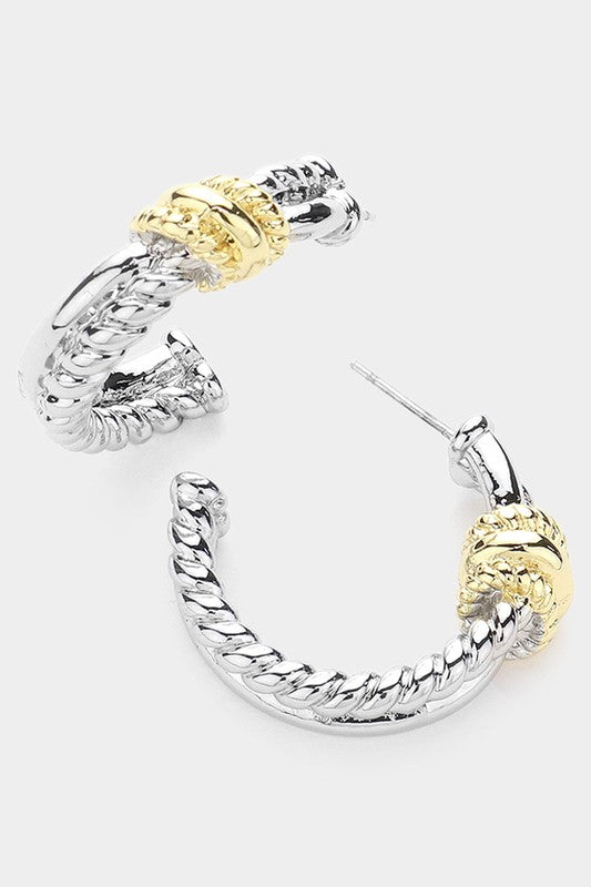 The Signature Twist Hoop