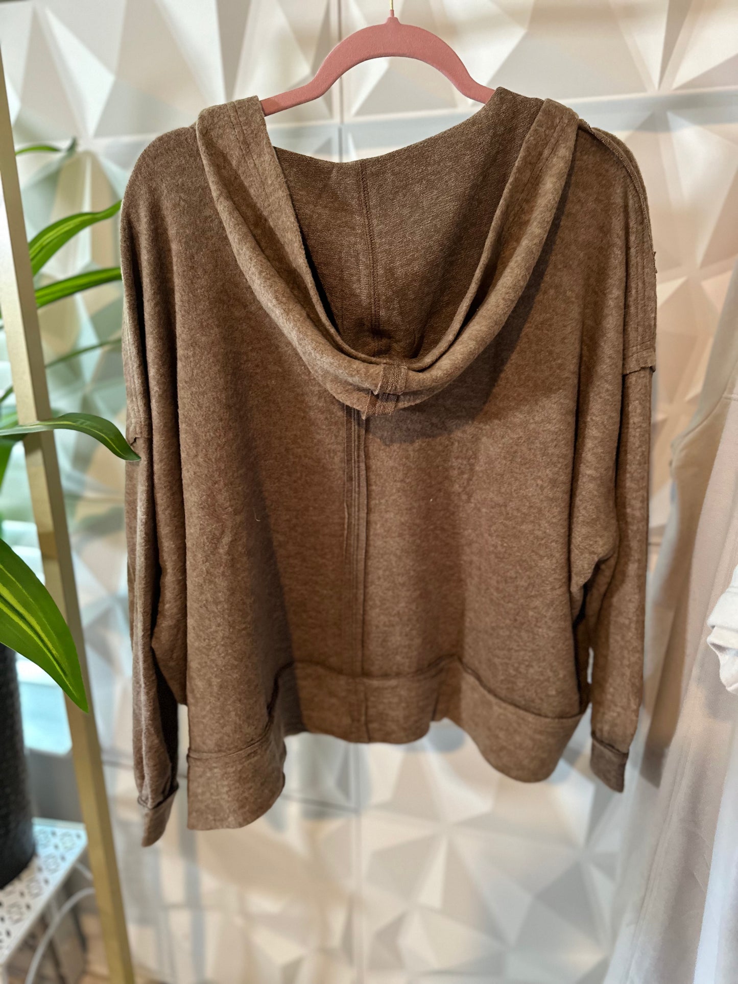 The Luxe Hacci Hoodie - Mocha