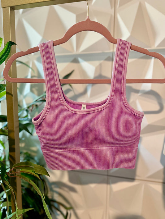 Support Seamless Bra - Bright Violet