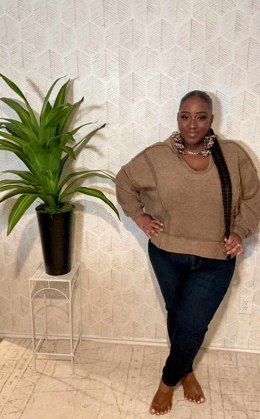 The Luxe Hacci Hoodie - Mocha
